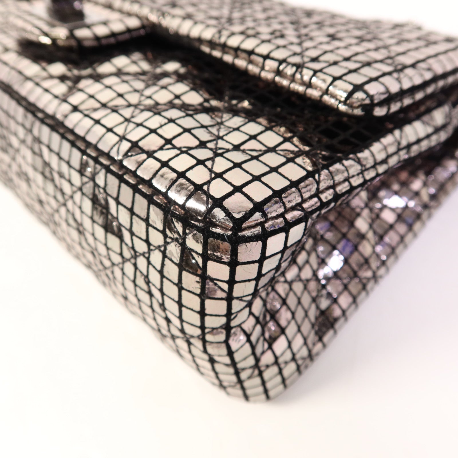 CHANEL Quilted Suede Chain Shoulder Bag鏈帶肩背袋