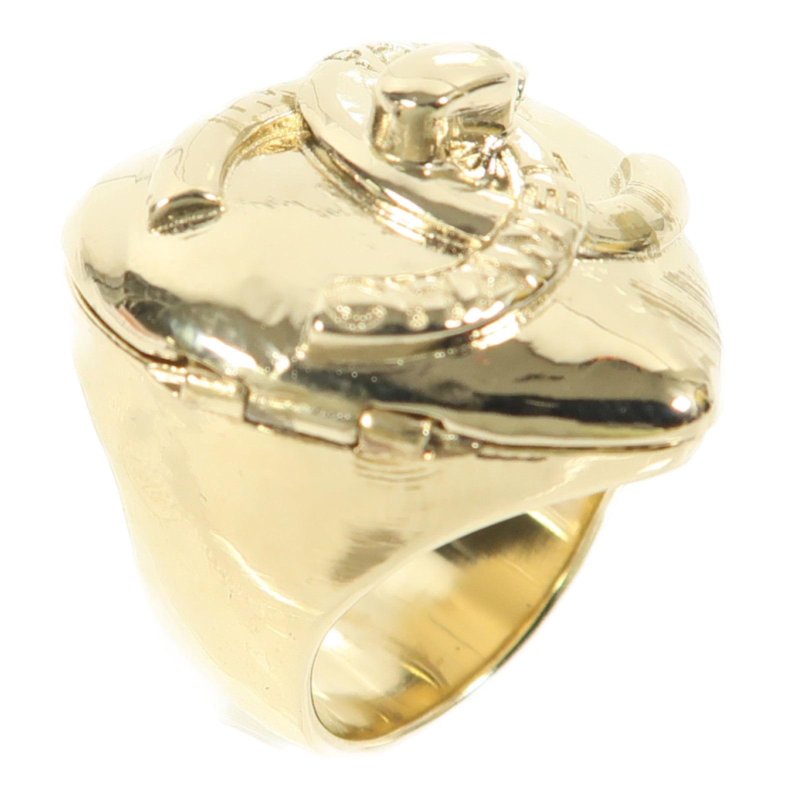 CHANEL 【激減優惠】金屬Ring戒指US#7