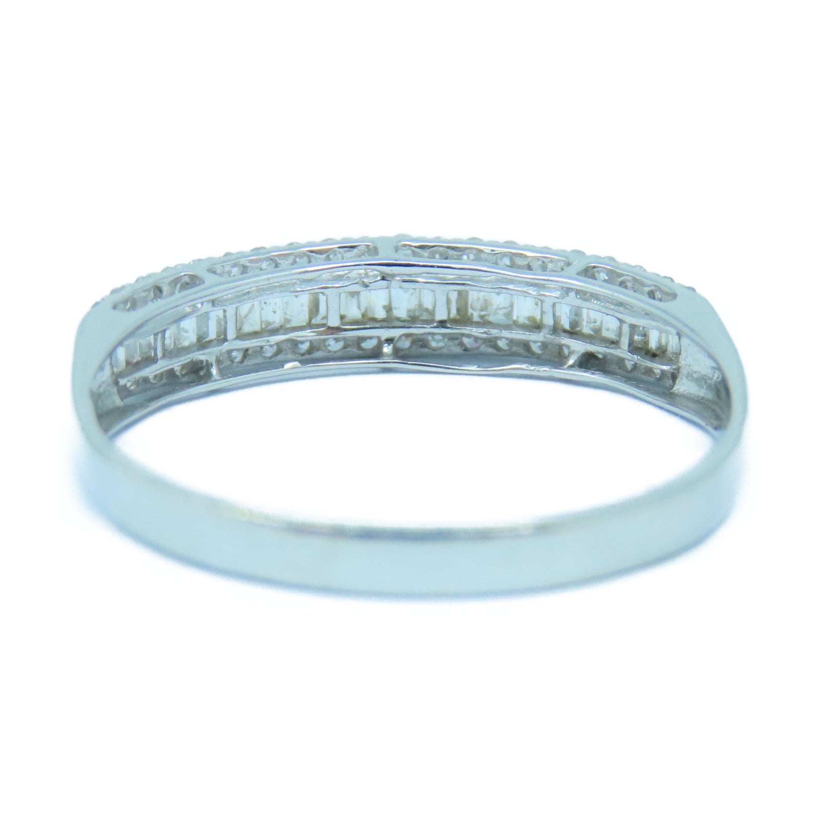 JEWELRY 【激減優惠】18K白金Diamond Ring鑽石戒指US#10