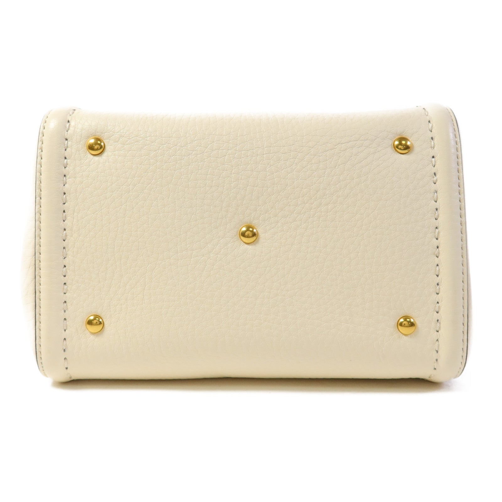 Valentino 牛皮皮革2 Way Shoulder Bag金扣手挽肩背兩用袋