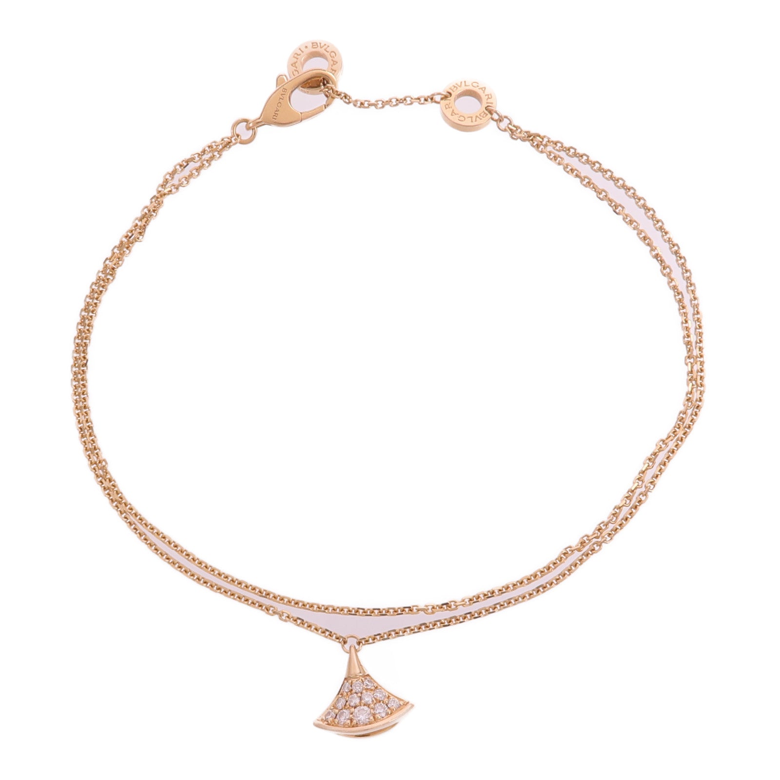 BVLGARI 18K玫瑰金Divas Dream Bracelet手鏈