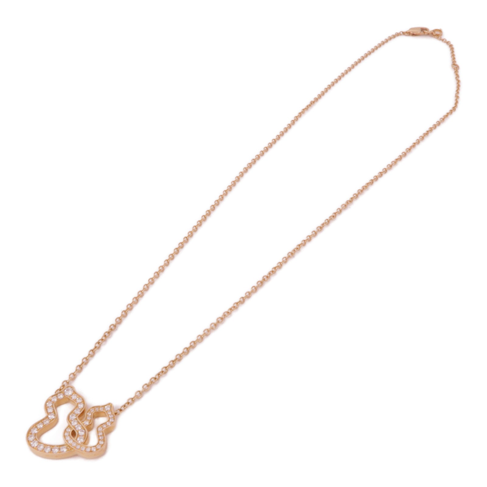 JEWELRY 18K黃金/鑽石Qeelin Wulu Petite Double Necklace項鍊