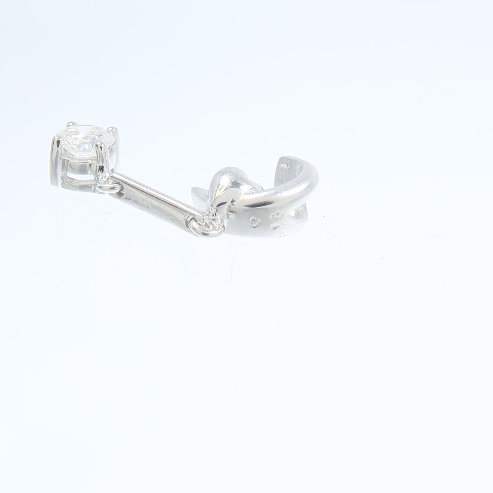 JEWELRY 18K白金Diamond Pendant Top鑽石吊墜