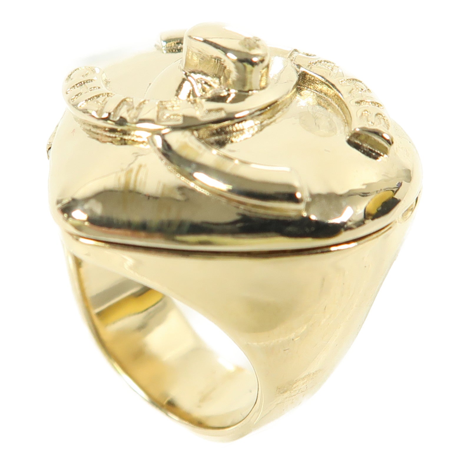CHANEL 【激減優惠】金屬Ring戒指US#7