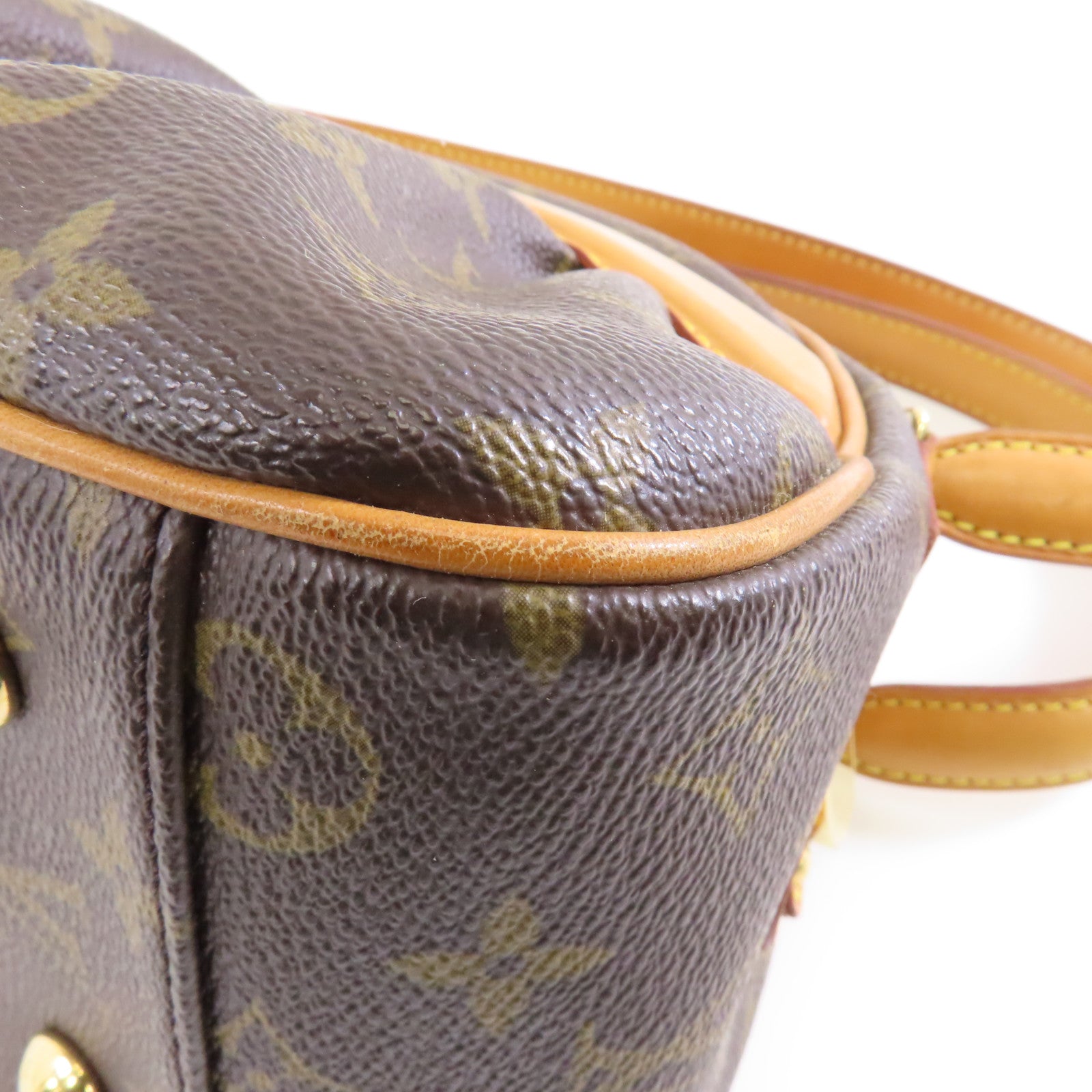 LOUIS VUITTON Monogram Klara金扣肩背袋啡色