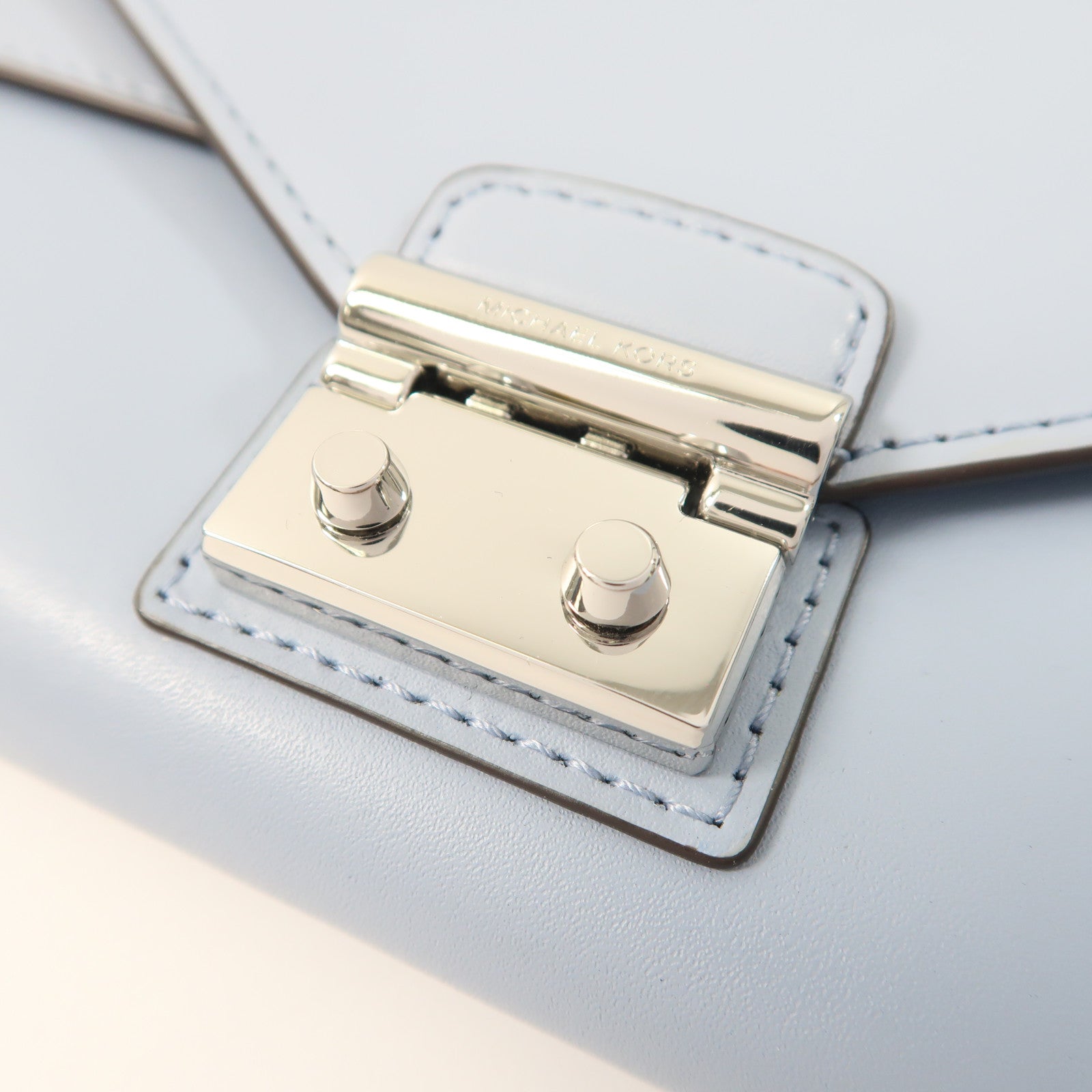 Michael Kors 牛皮皮革Shoulder Bag銀扣肩背袋