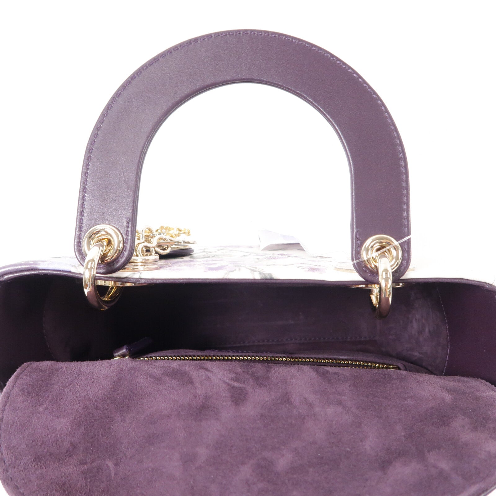 Dior 羊皮皮革Lady Dior My ABCDior Small手挽肩背兩用袋