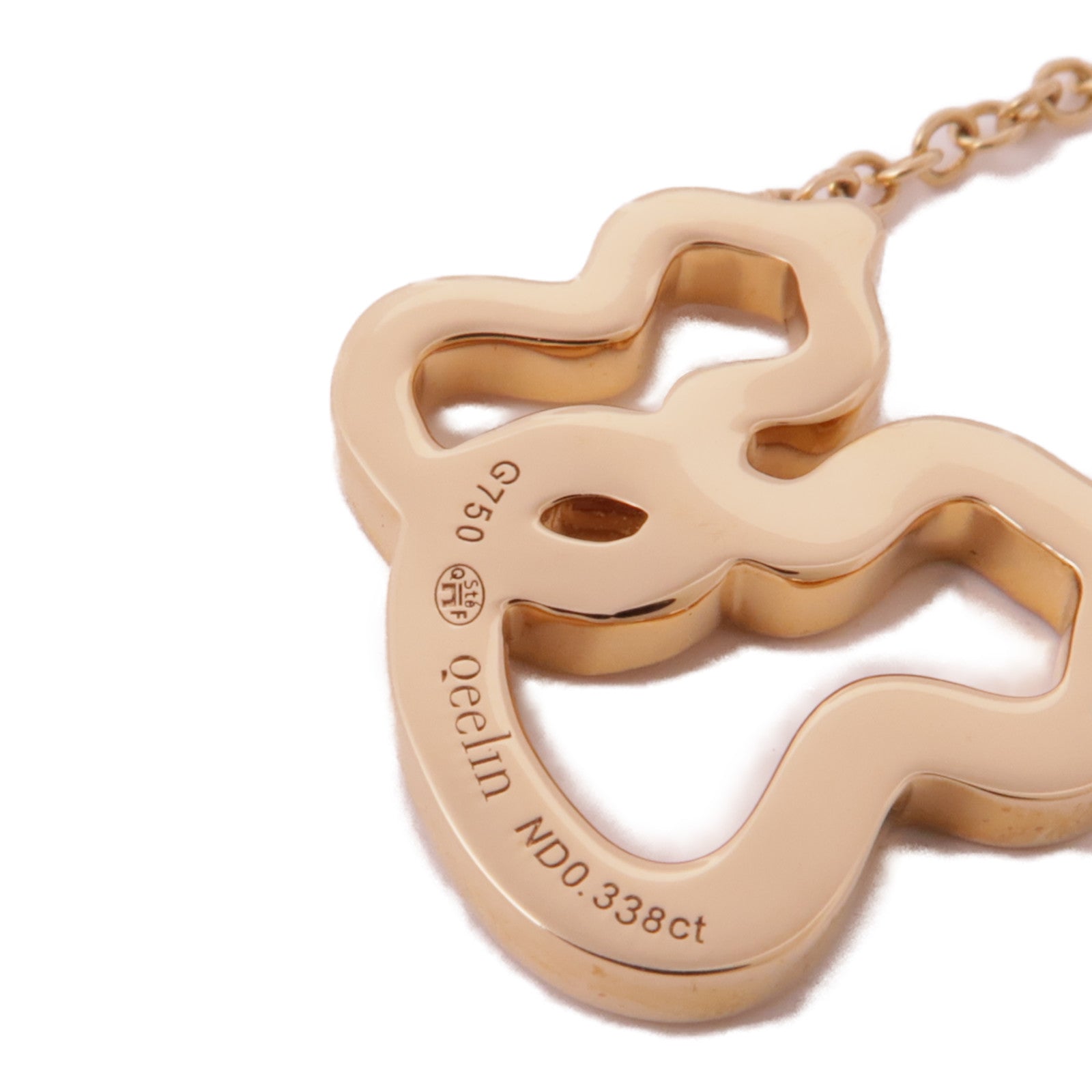 JEWELRY 18K黃金/鑽石Qeelin Wulu Petite Double Necklace項鍊