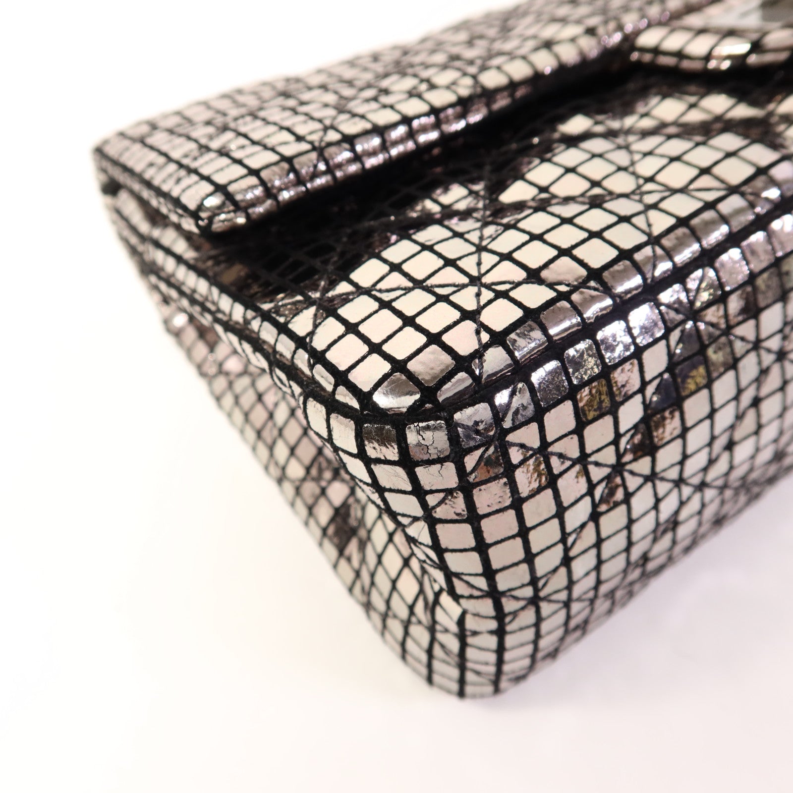 CHANEL Quilted Suede Chain Shoulder Bag鏈帶肩背袋