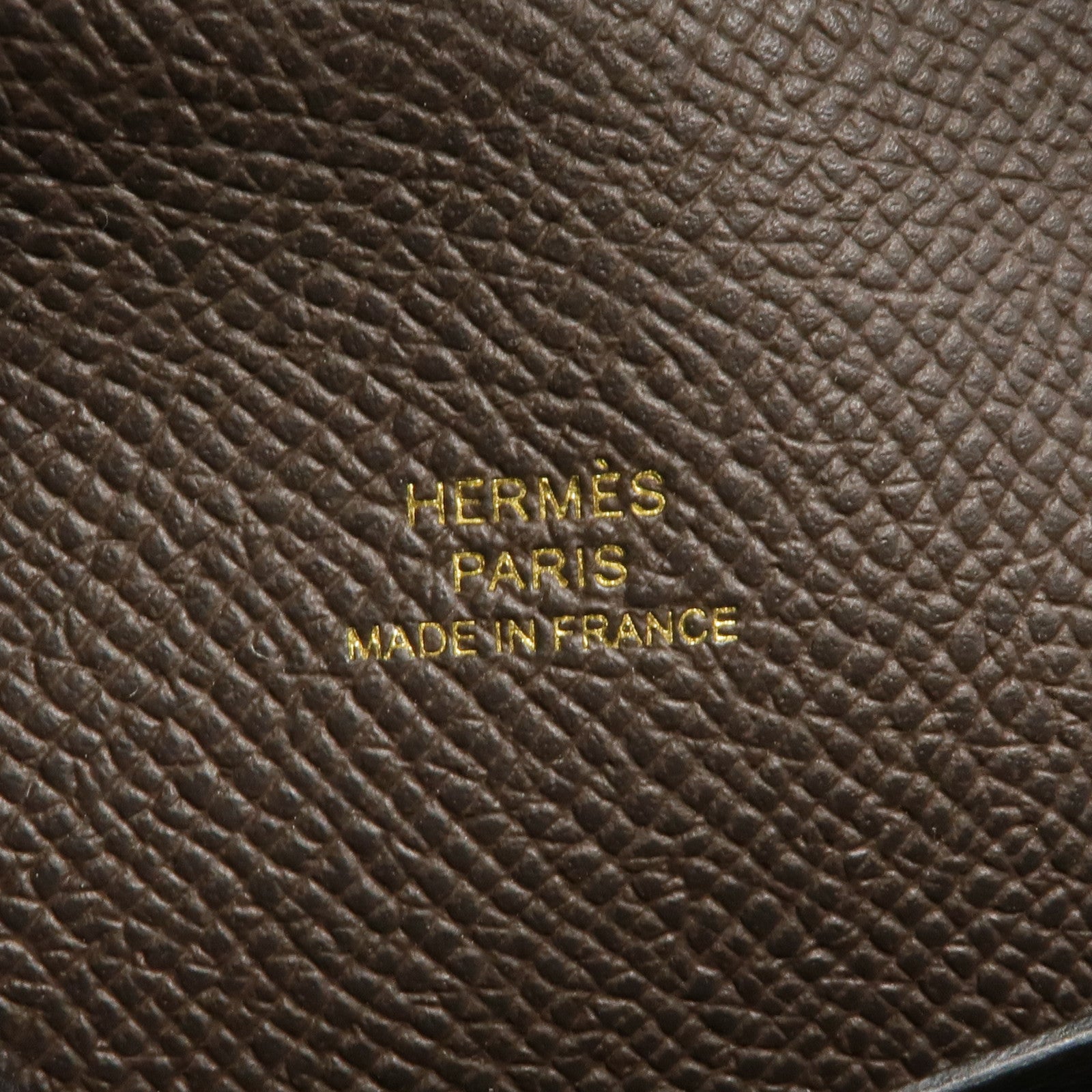 HERMES Epsom皮革Maillon To Go金扣肩背袋Ebene