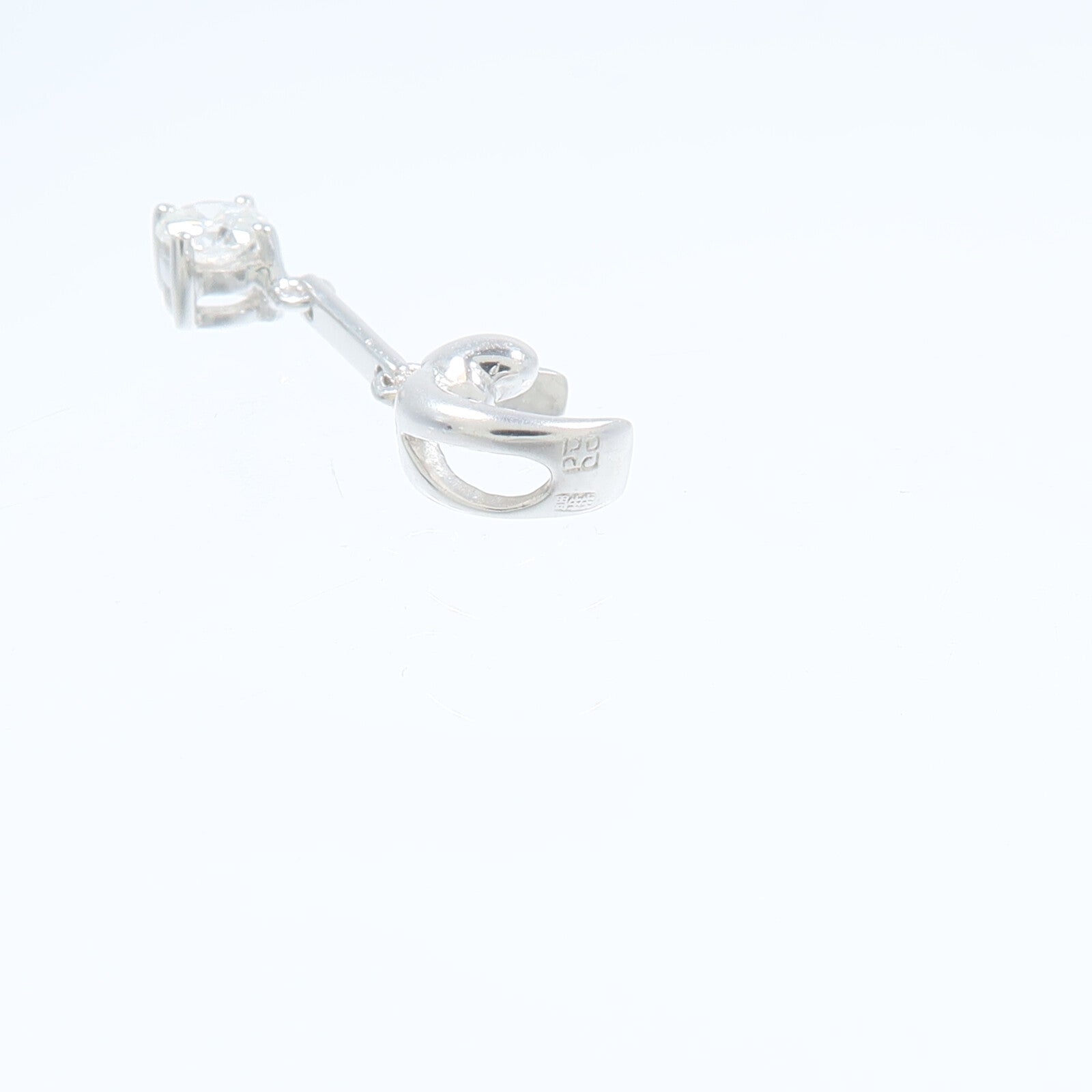 JEWELRY 18K白金Diamond Pendant Top鑽石吊墜
