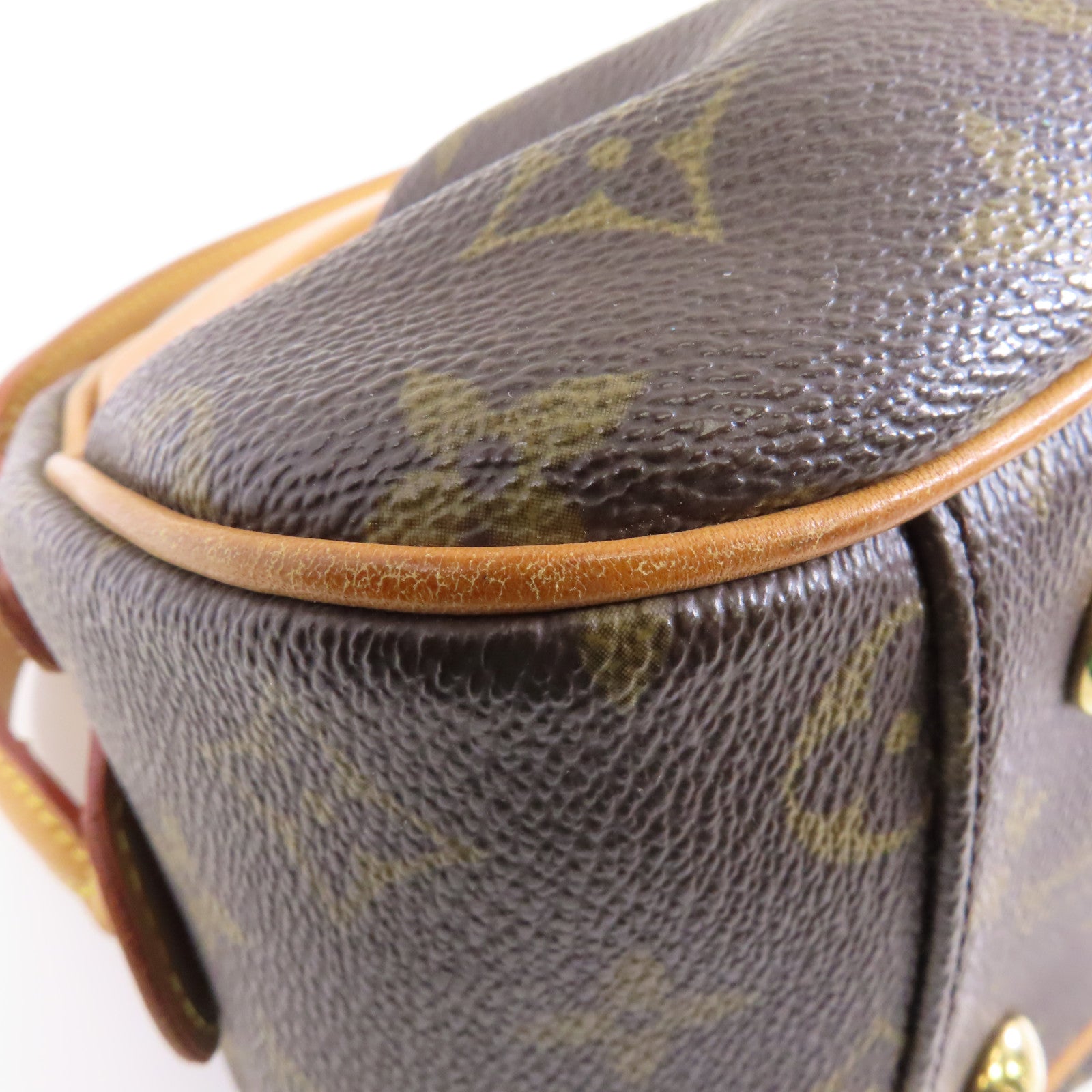 LOUIS VUITTON Monogram Klara金扣肩背袋啡色