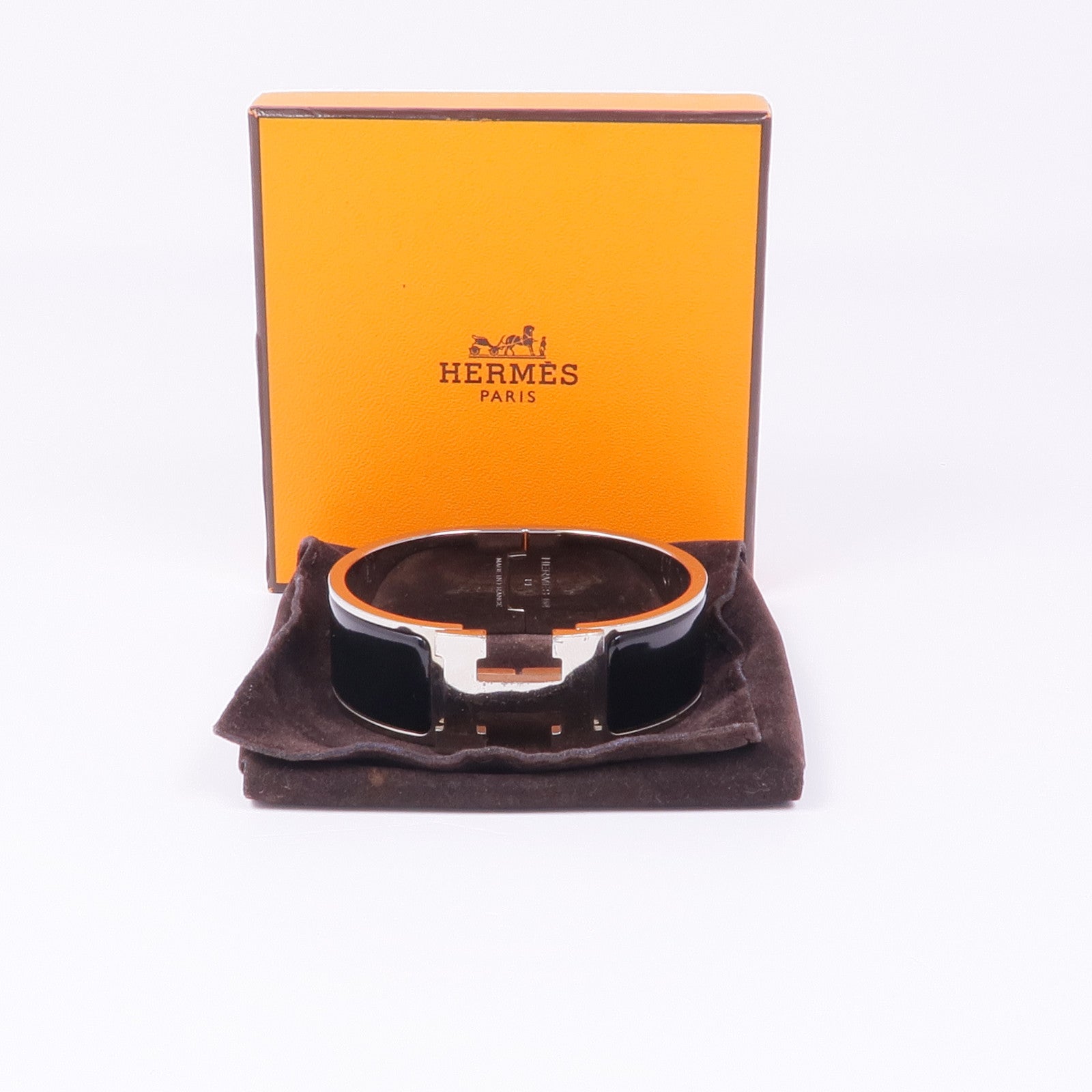 HERMES 金屬/琺瑯Clic-Clac H手鐲