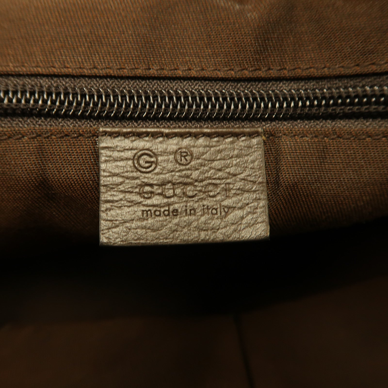 GUCCI 【激減優惠】帆布Shoulder Bag銀扣肩背袋啡色