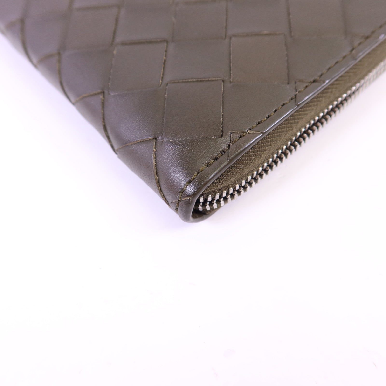 BOTTEGA VENETA 牛皮皮革Long wallet銀扣長錢包