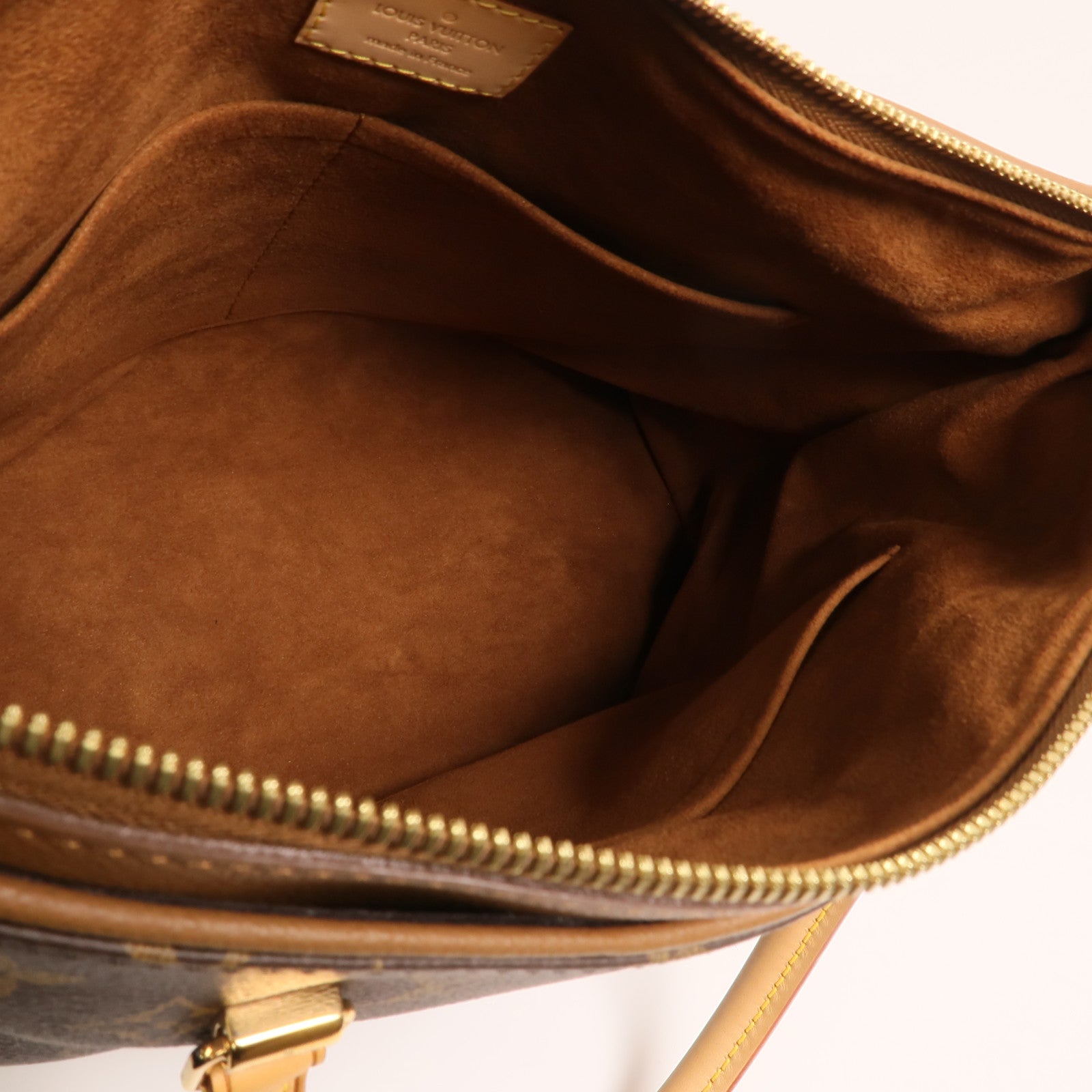 LOUIS VUITTON Monogram Pallas MM金扣手挽肩背兩用袋