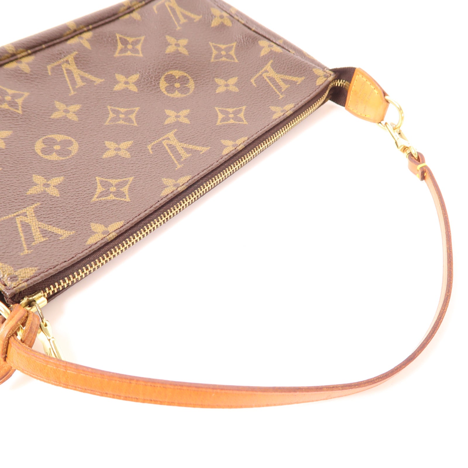 LOUIS VUITTON Monogram Pochette Accessoires金扣手拿包