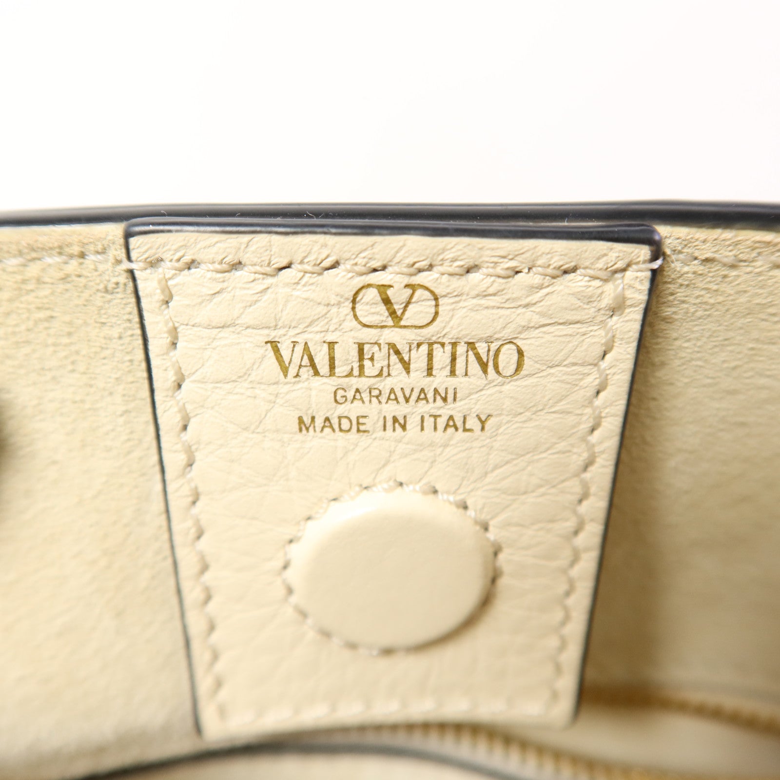 Valentino 牛皮皮革2 Way Shoulder Bag金扣手挽肩背兩用袋