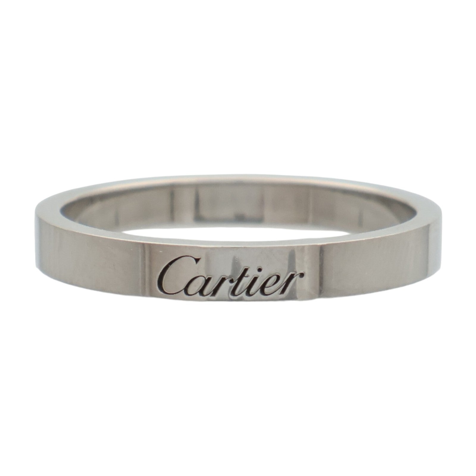CARTIER PT950鉑金C De Ring戒指