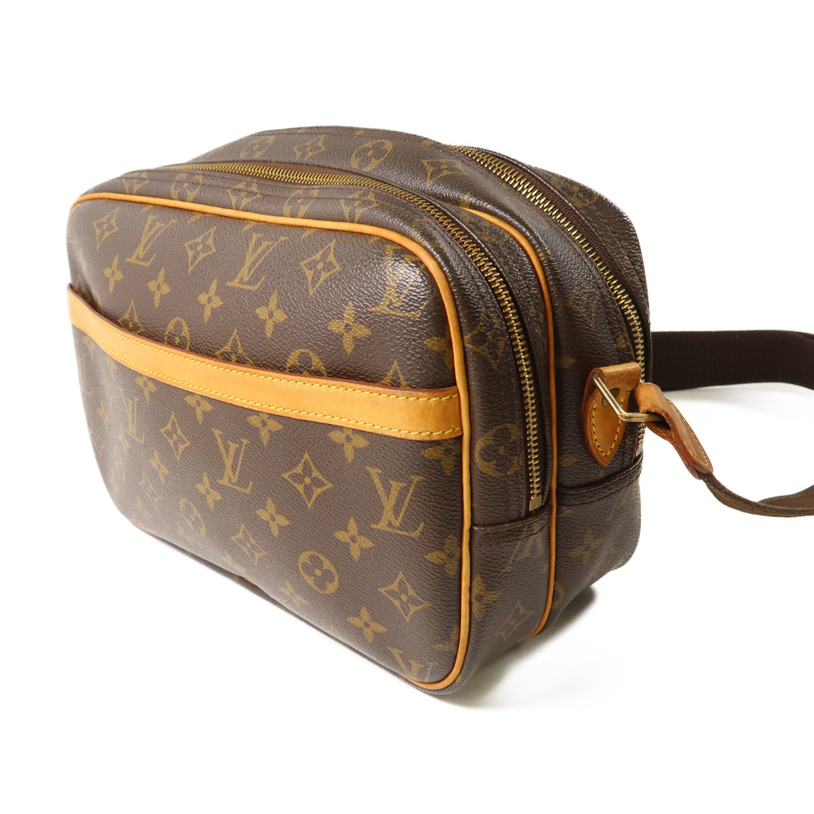LOUIS VUITTON LV GHW Reporter PM Shoulder Bag M45254 Monogram Brown