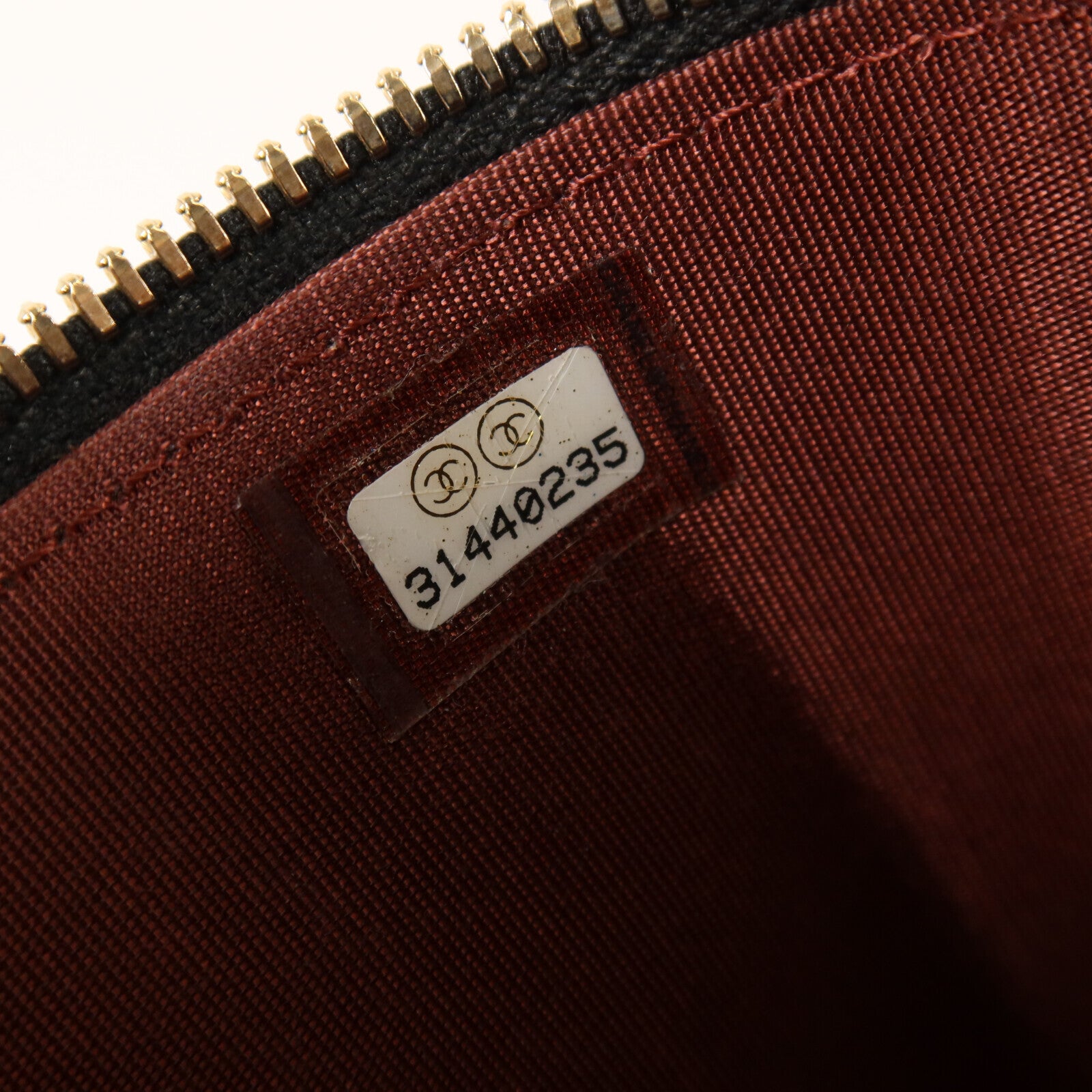 CHANEL 牛皮皮革Mini Vanity Case金扣鏈帶肩背袋