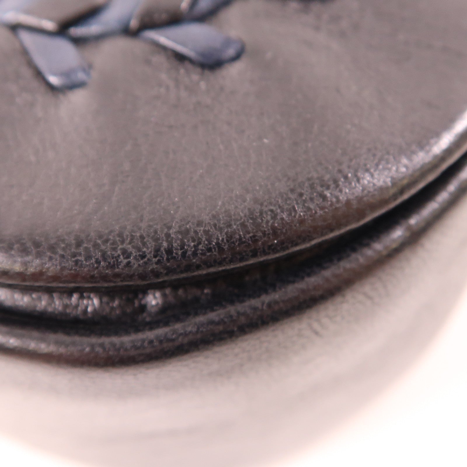 CHANEL CC GHW Quilted Curve Braided  Chain Shoulder Bag Lambskin Leather Navy