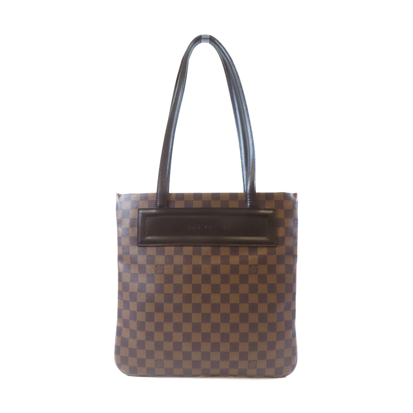 LOUIS VUITTON Damier Ebene Clifton金扣肩背袋啡色