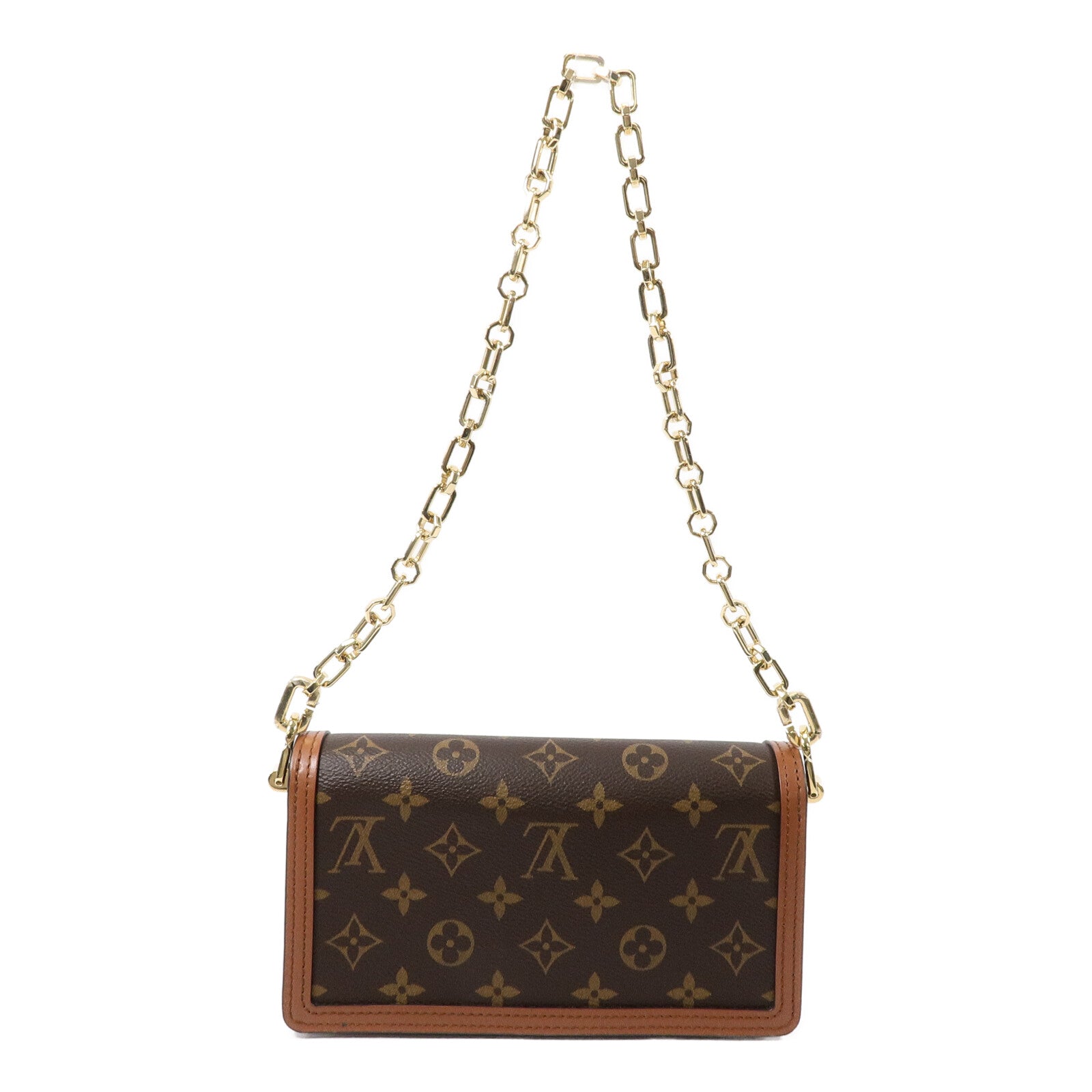 LOUIS VUITTON Monogram Reverse Dauphine East West手挽肩背兩用袋