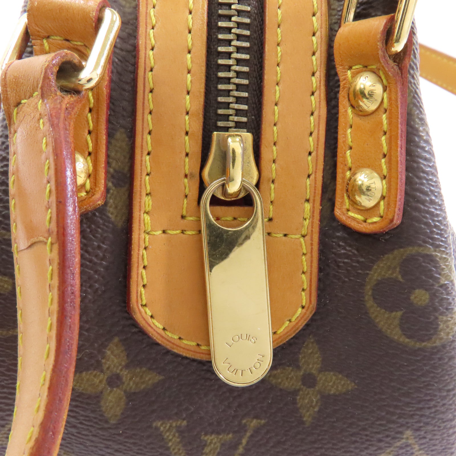 LOUIS VUITTON Monogram Klara金扣肩背袋啡色