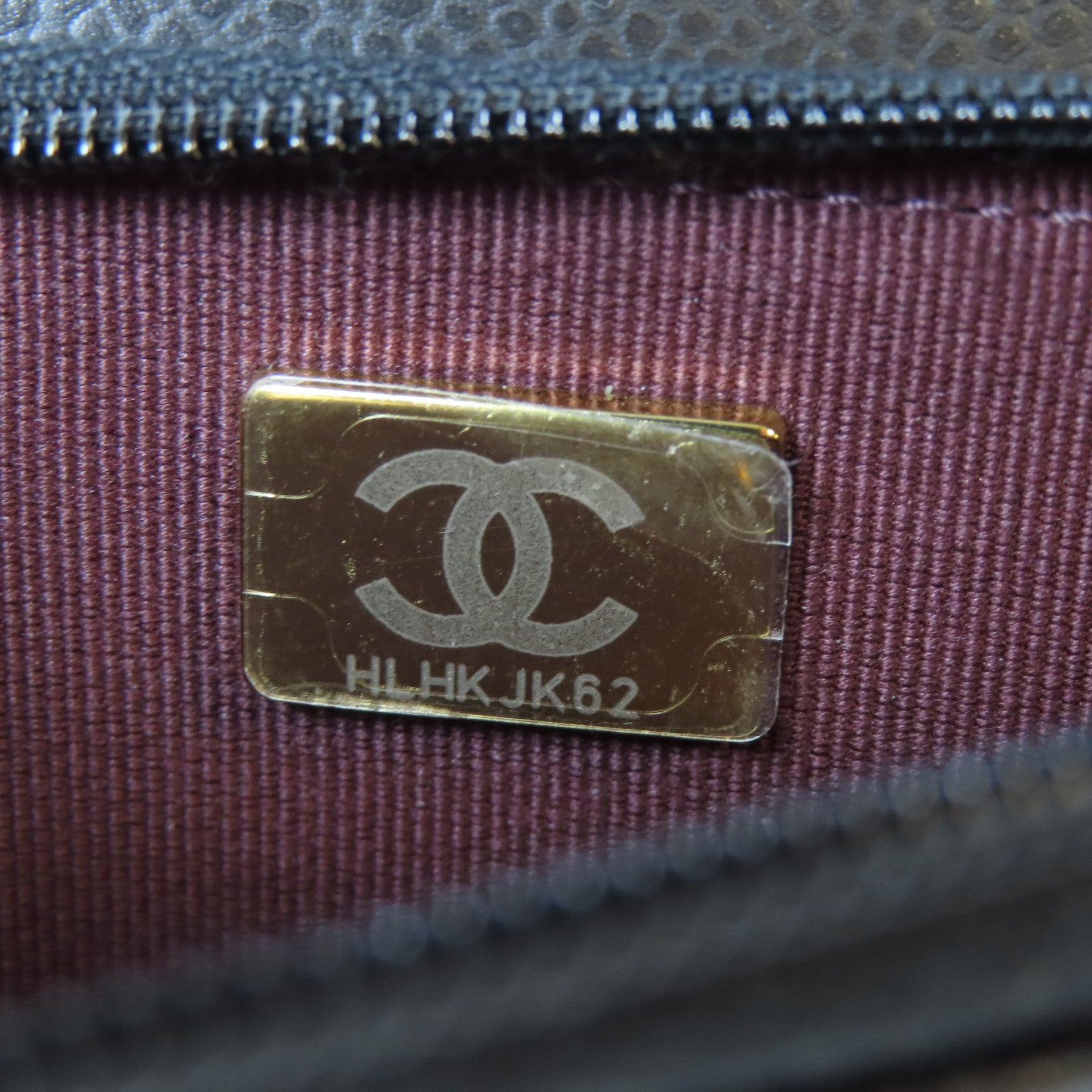 CHANEL 菱格Caviar皮革WOC Wallet On Chain金扣鏈帶肩背袋黑色
