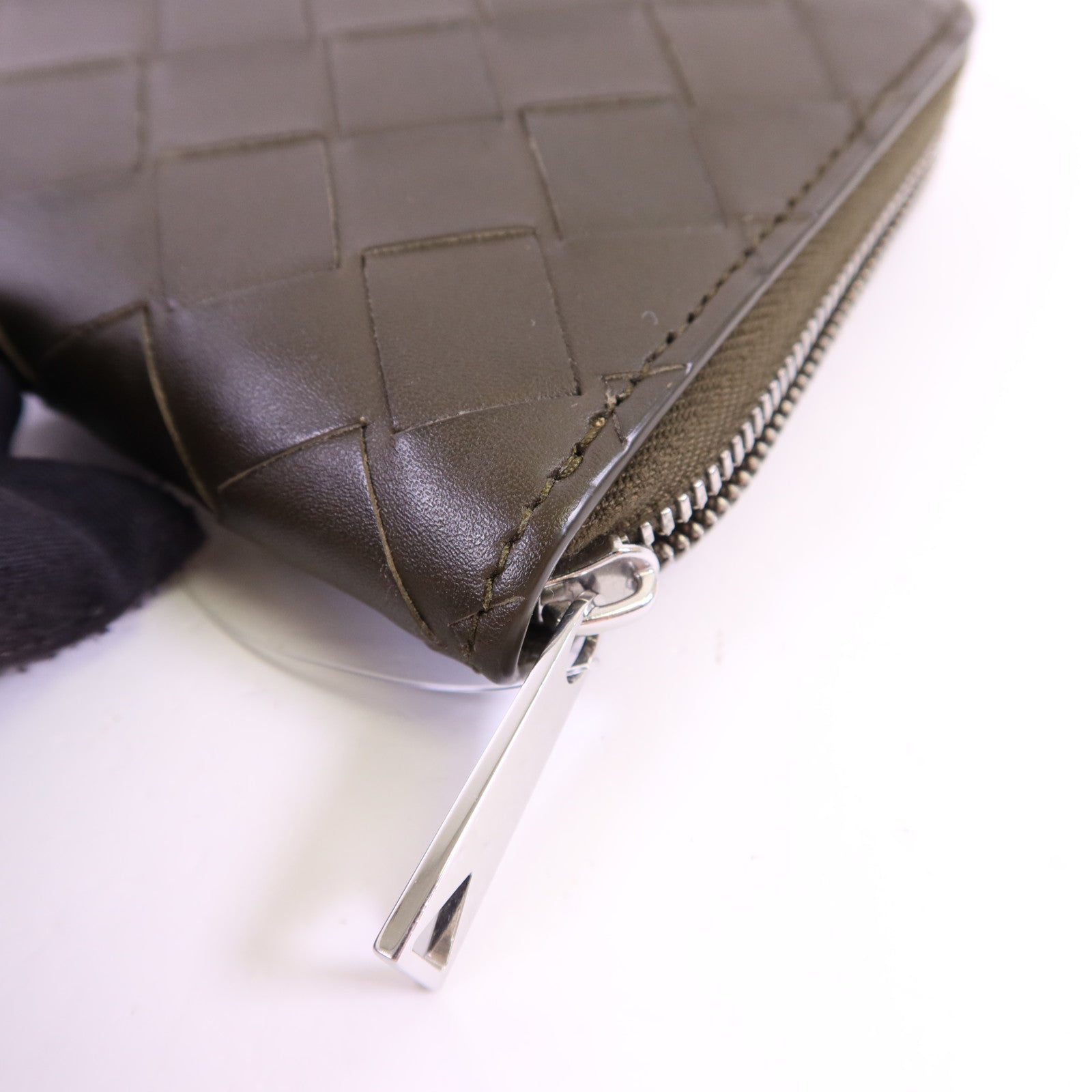 BOTTEGA VENETA 牛皮皮革Long wallet銀扣長錢包
