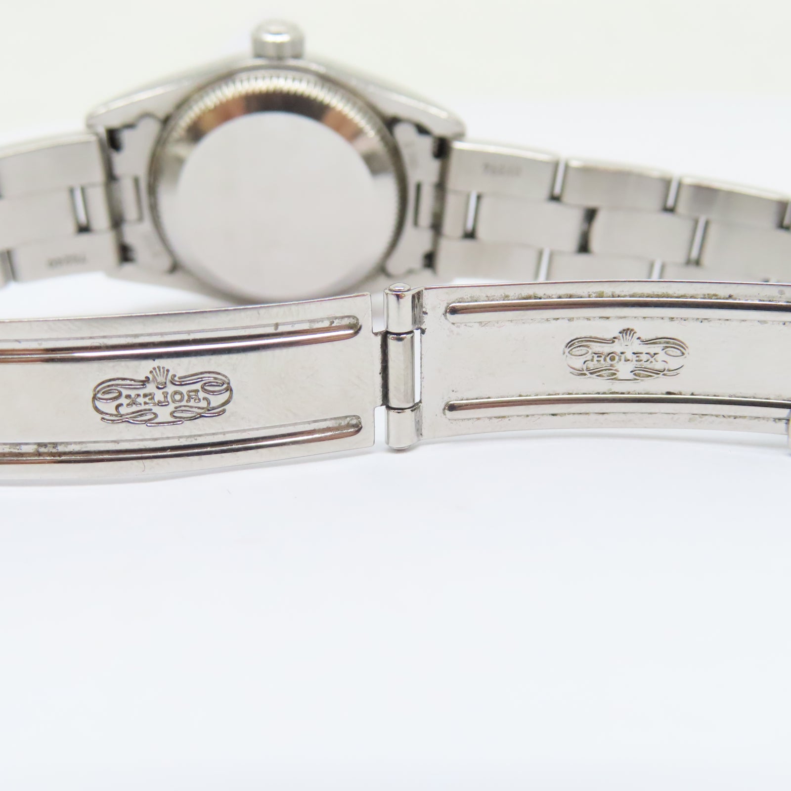 ROLEX Oyster Perpetual不鏽鋼手錶自動機芯白色