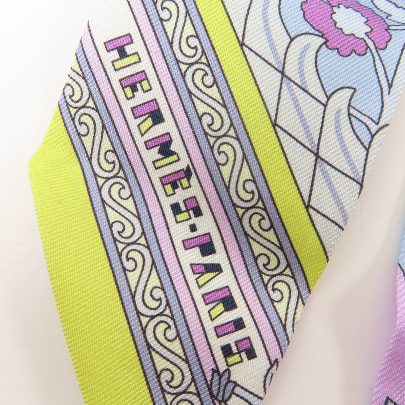 HERMES 絲質Twilly絲巾