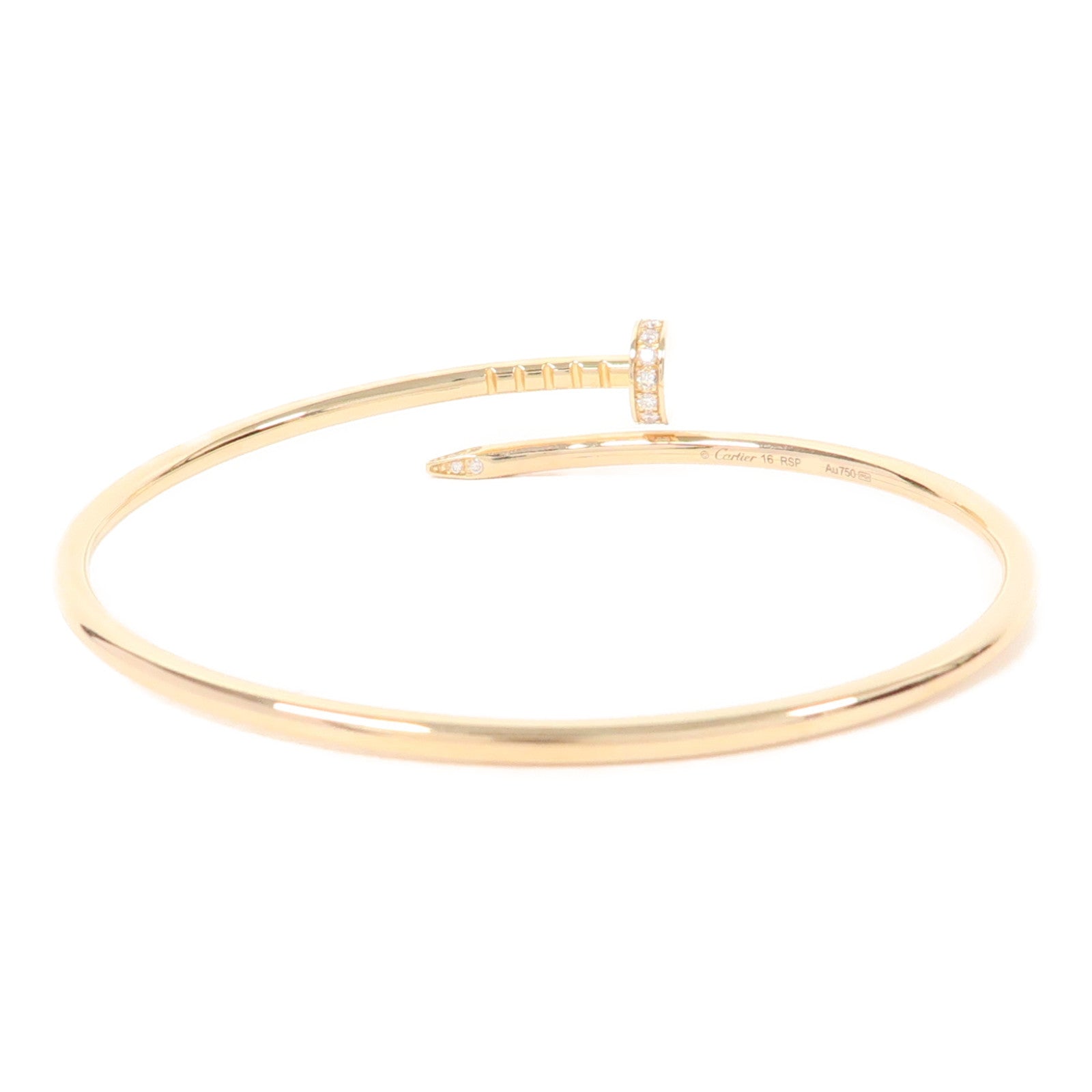 CARTIER 18K黃金Juste Un Clou手鐲Cartier#16