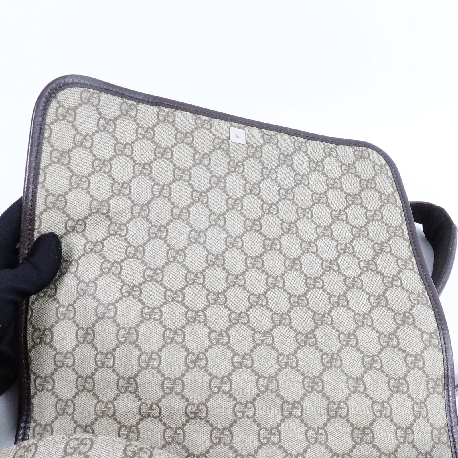 GUCCI 塗層帆布Shoulder Bag肩背袋
