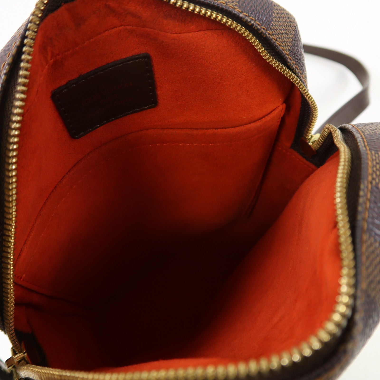 LOUIS VUITTON 【激減優惠】Damier Ipanema PM金扣肩背袋啡色