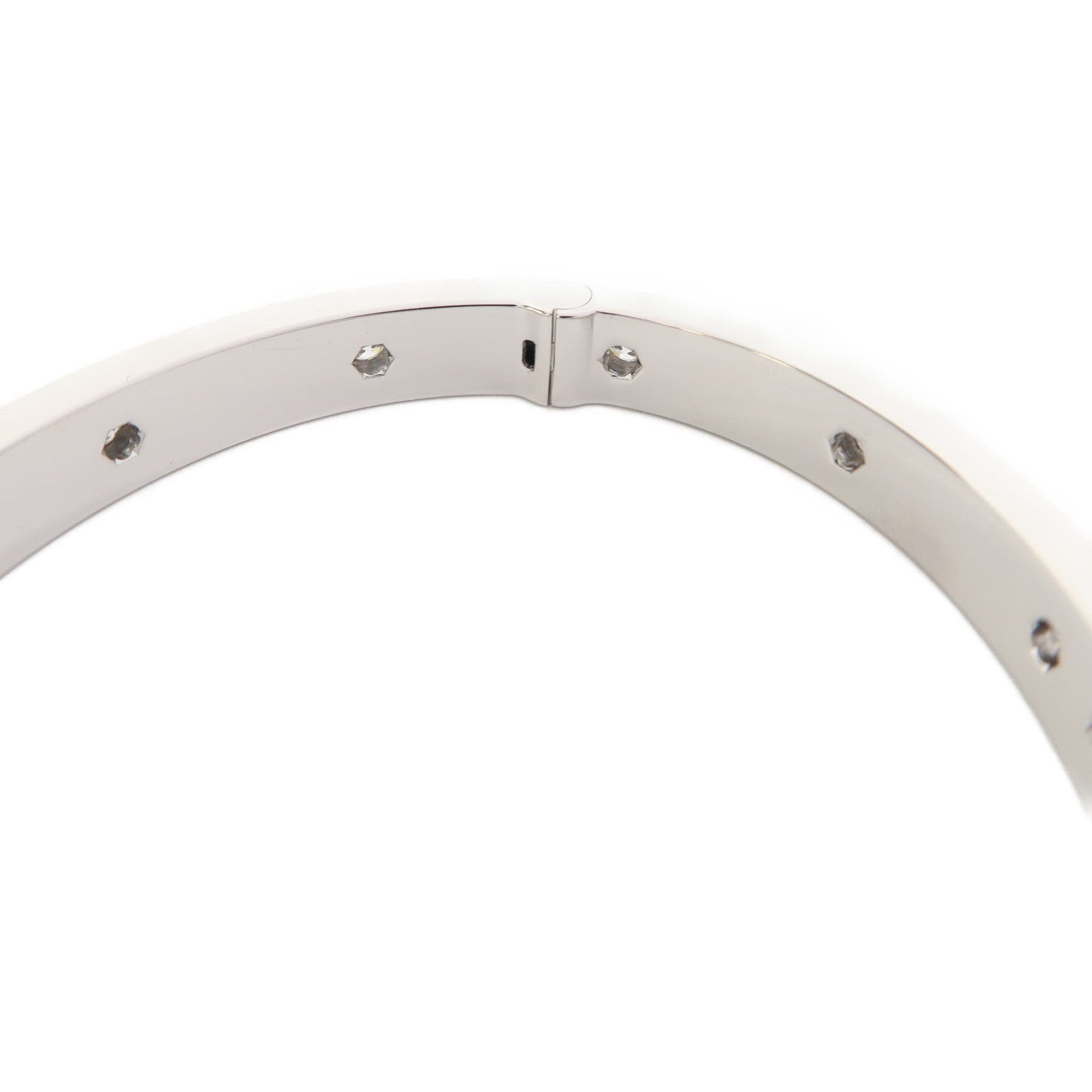 CARTIER 18K白金Love Bracelet Diamond鑽石手鐲