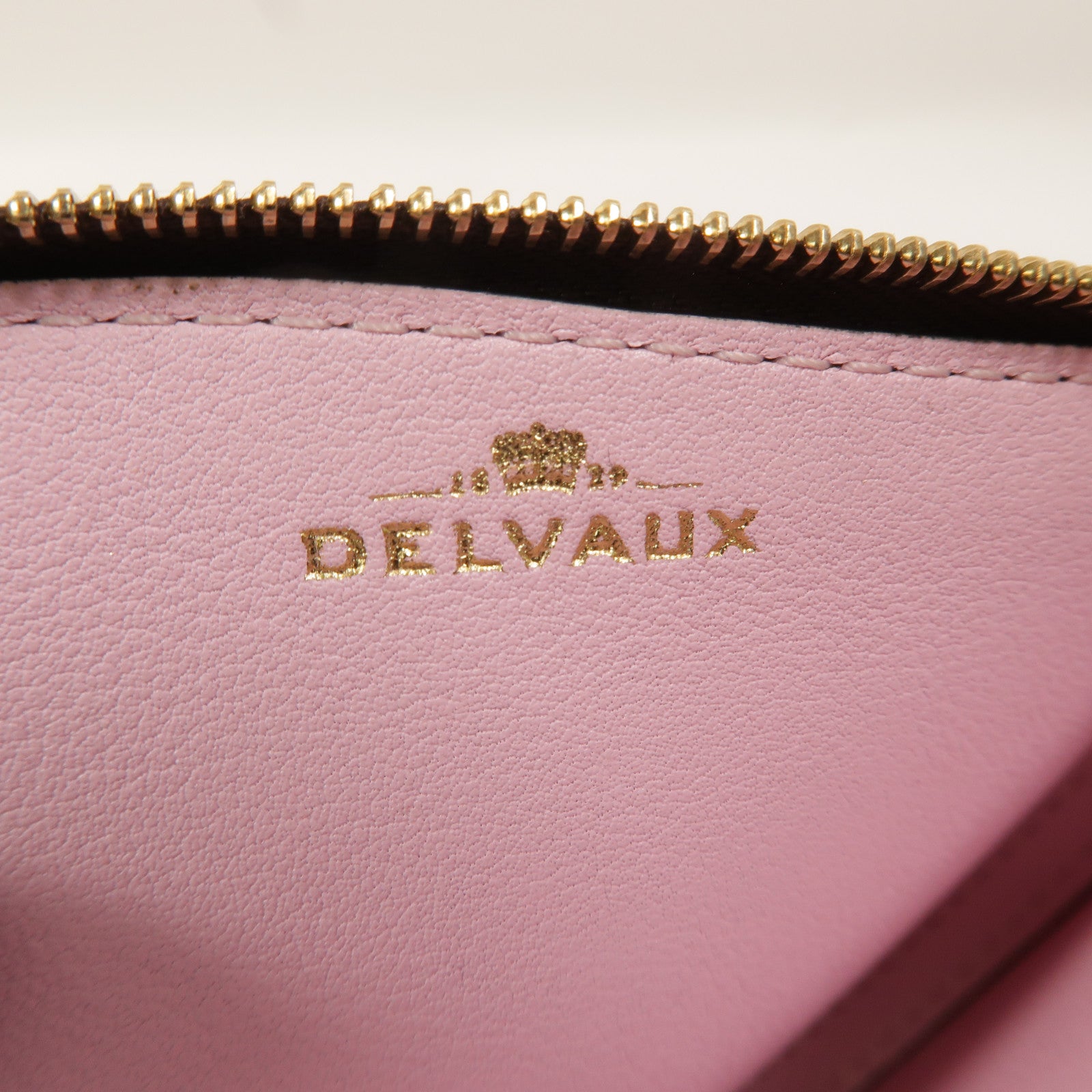 Delvaux 牛皮皮革Heart Charm Pouch零錢包