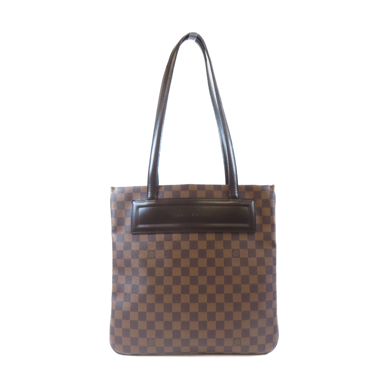 LOUIS VUITTON Damier Ebene Clifton金扣肩背袋啡色