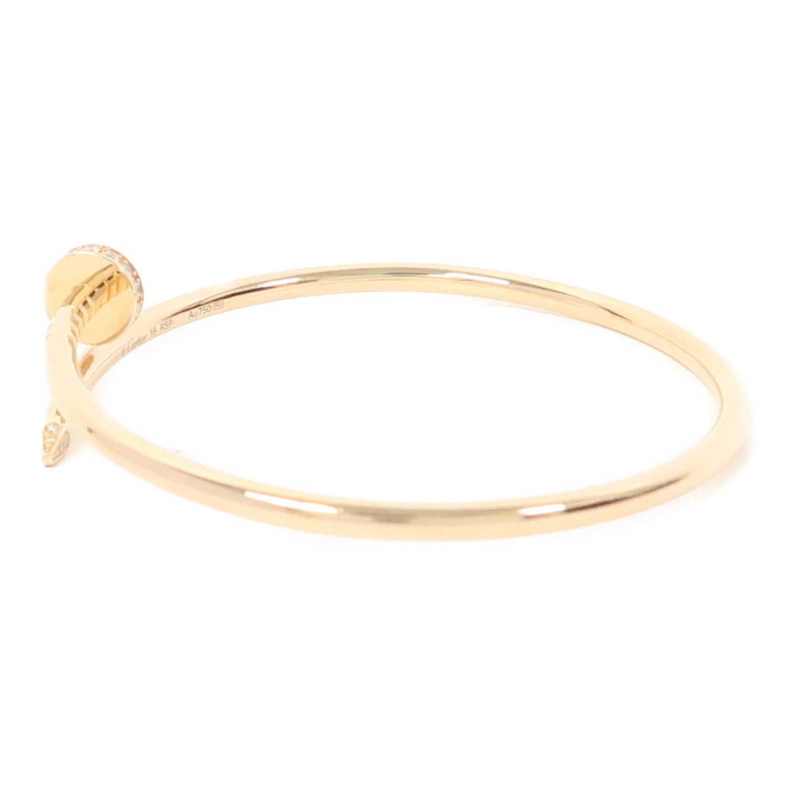 CARTIER 18K黃金Juste Un Clou手鐲Cartier#16