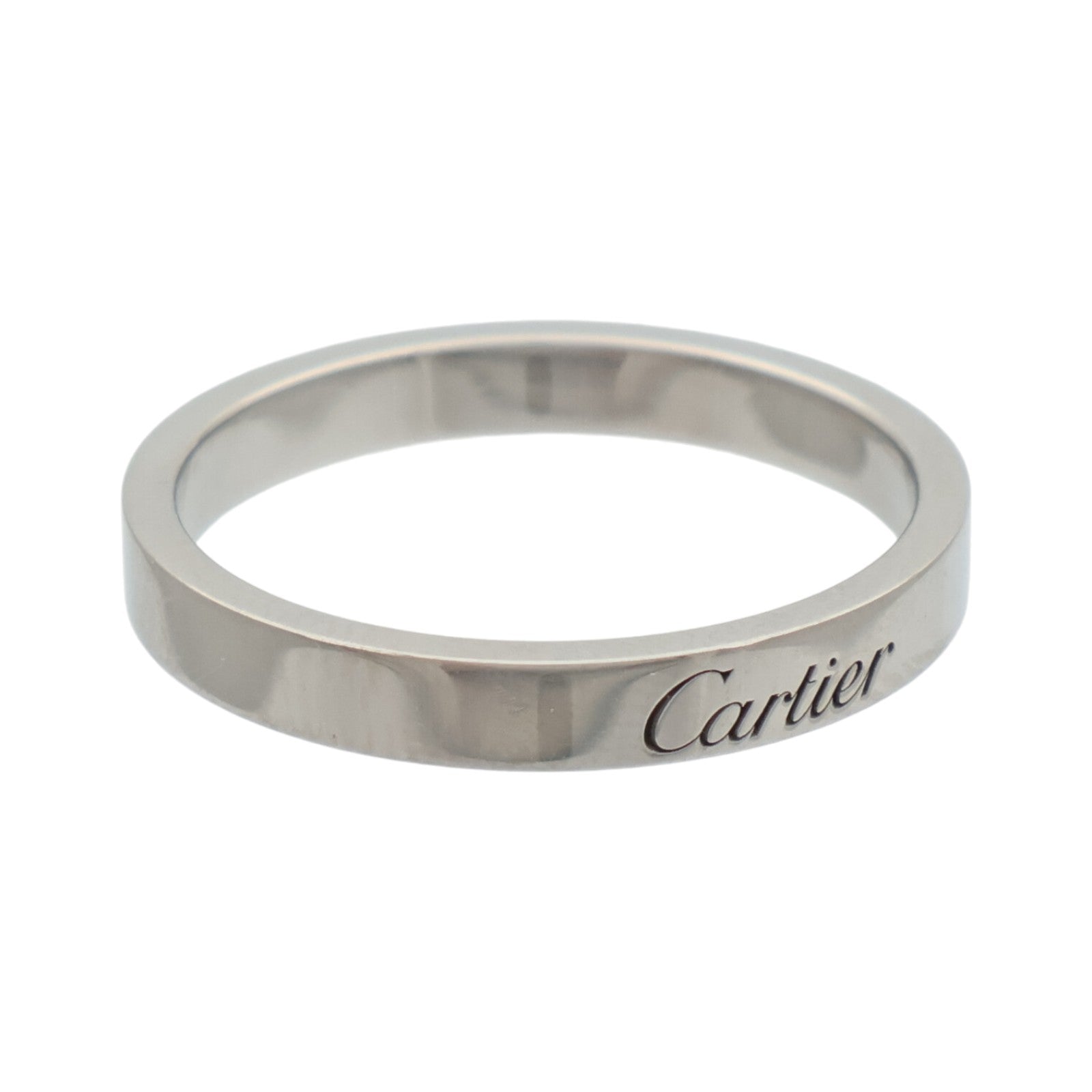 CARTIER PT950鉑金C De Ring戒指