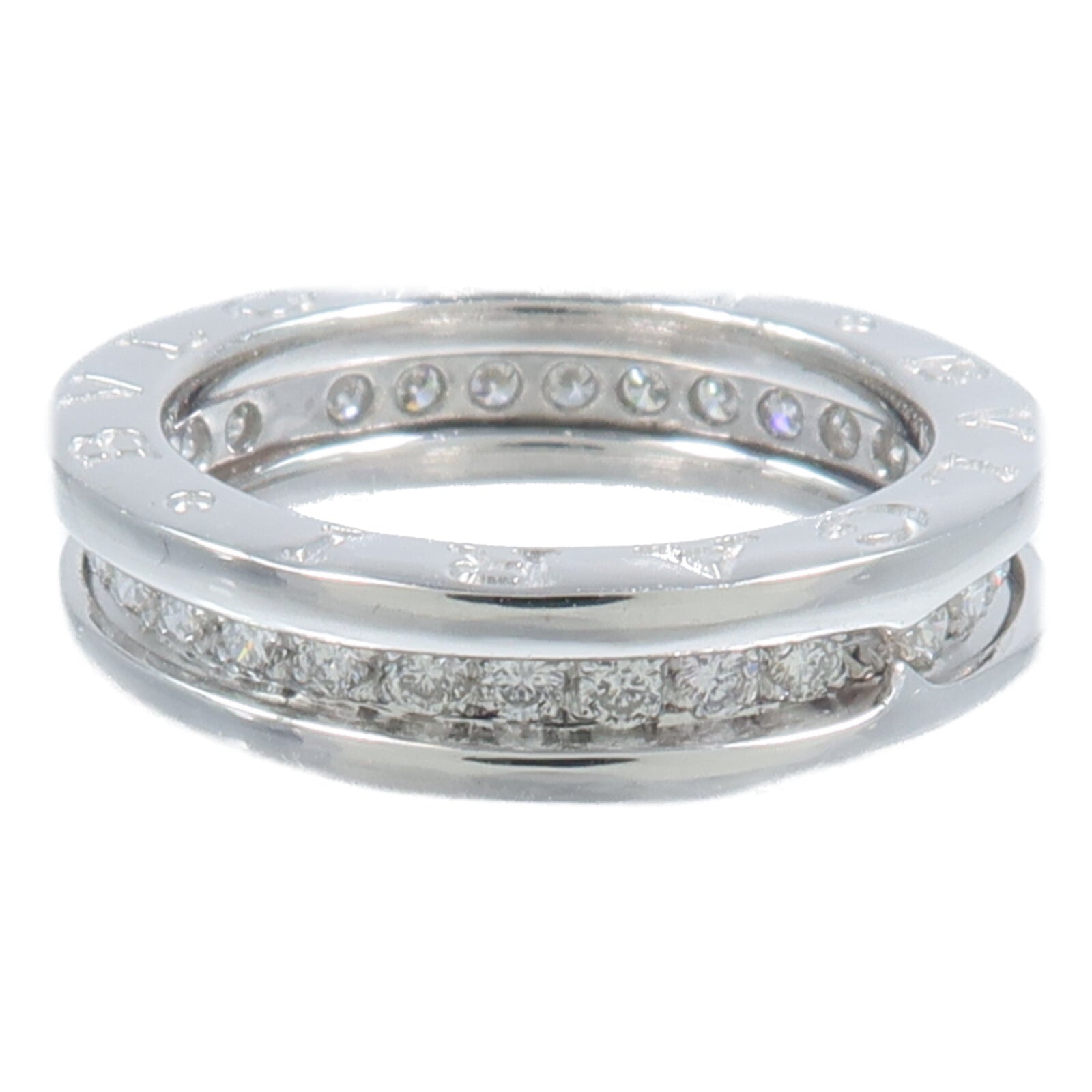 BVLGARI 18K白金B-zero1 Diamond鑽石戒指