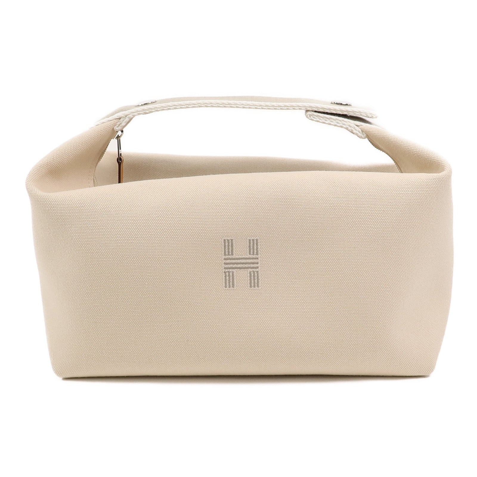 HERMES 帆布Bride a Brac GM手挽袋Naturel