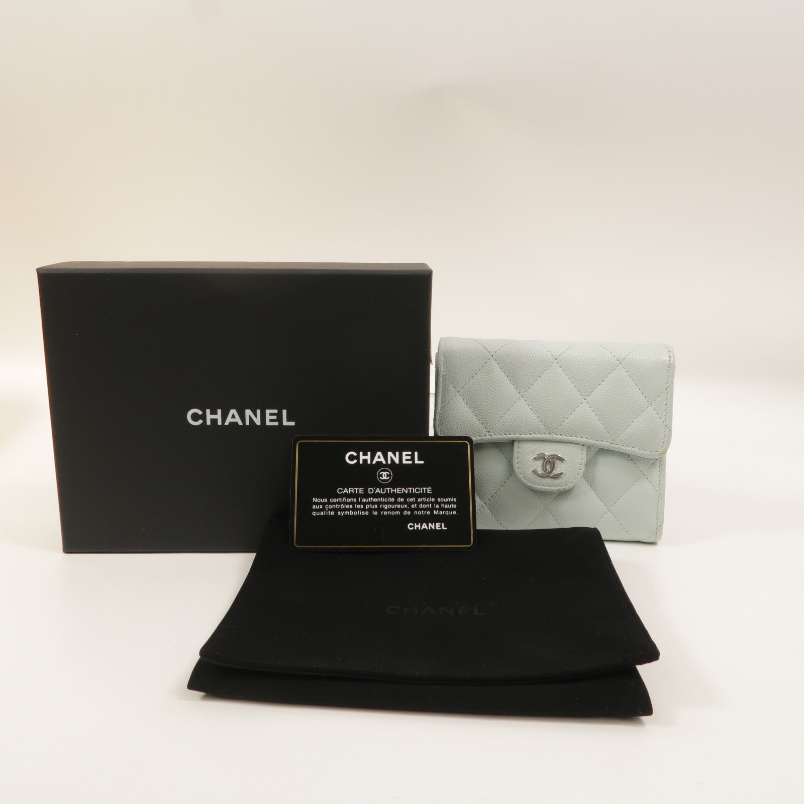 CHANEL 牛皮皮革Classic Small Flap Wallet錢包
