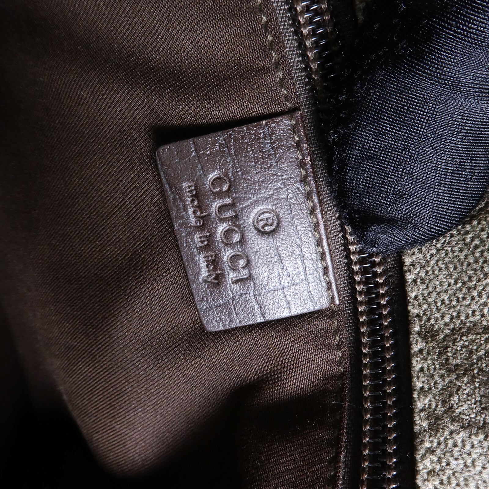 GUCCI 塗層帆布Shoulder Bag肩背袋