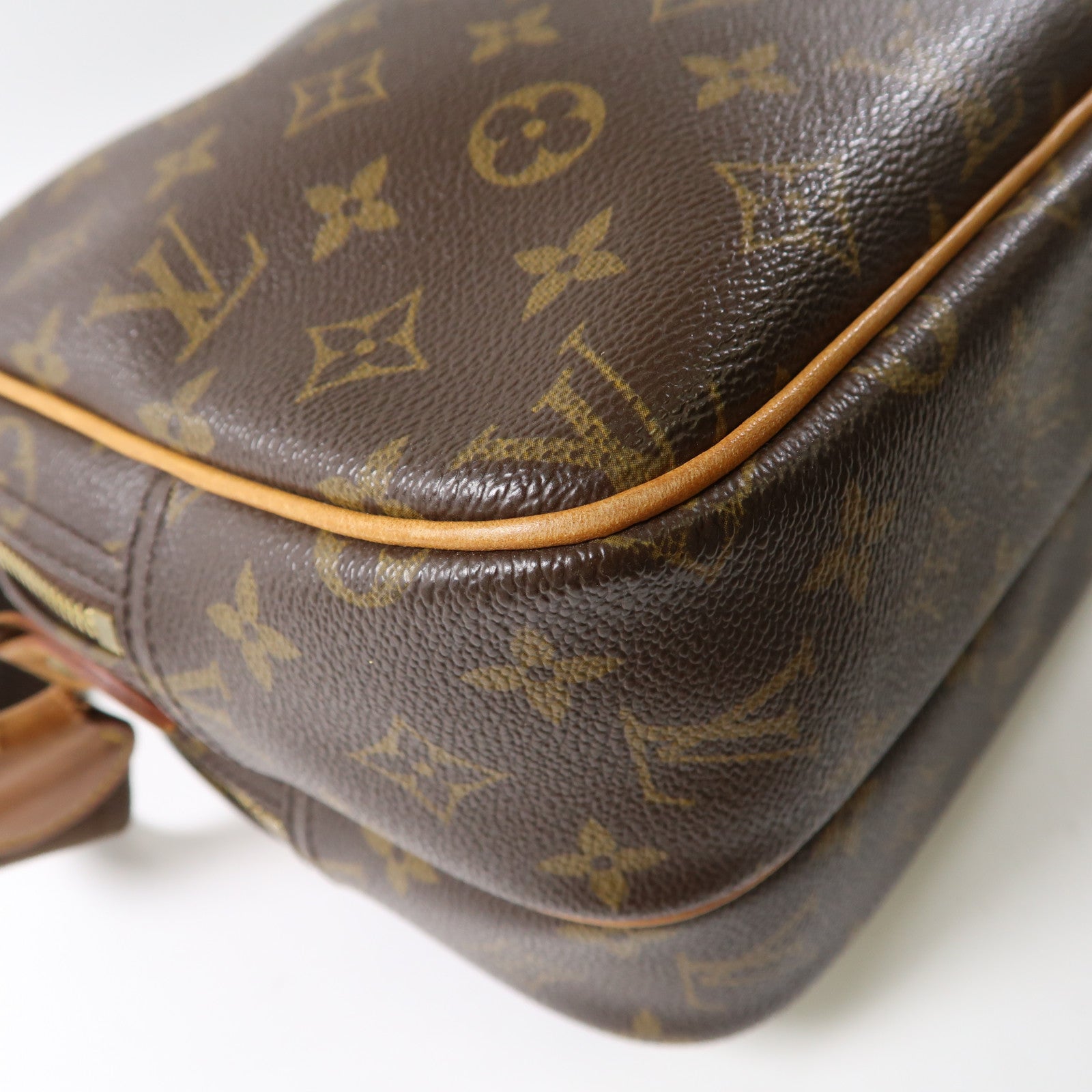 LOUIS VUITTON LV GHW Reporter PM Shoulder Bag M45254 Monogram Brown