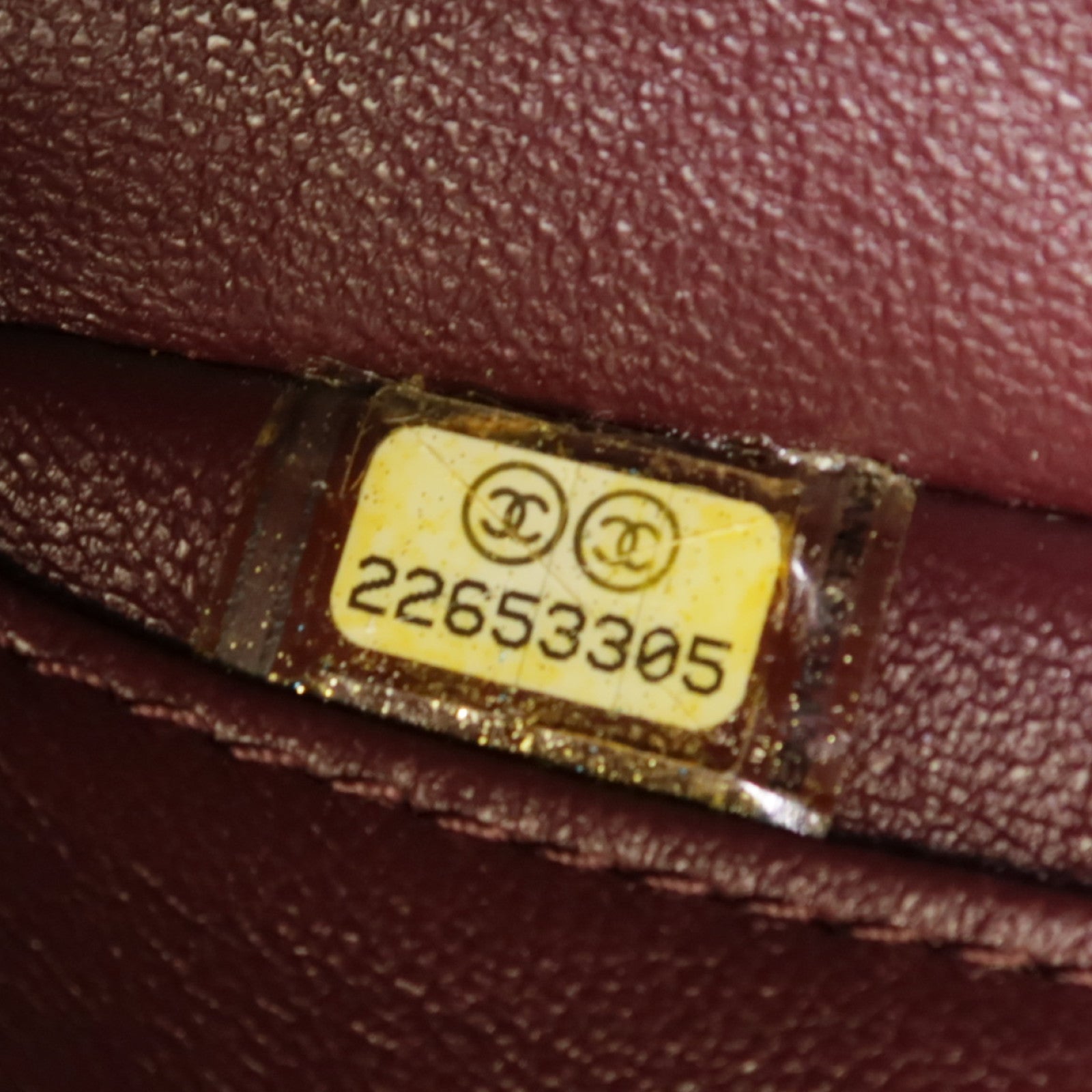 CHANEL 牛皮皮革Chain Shoulder金扣鏈帶肩背袋
