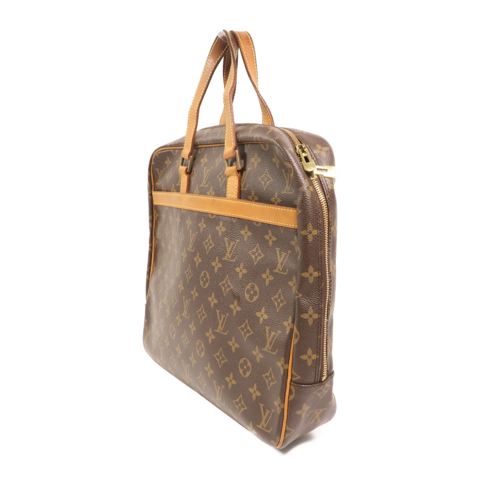 LOUIS VUITTON 【激減優惠】Monogram Porte-Documents Pegase金扣手挽袋