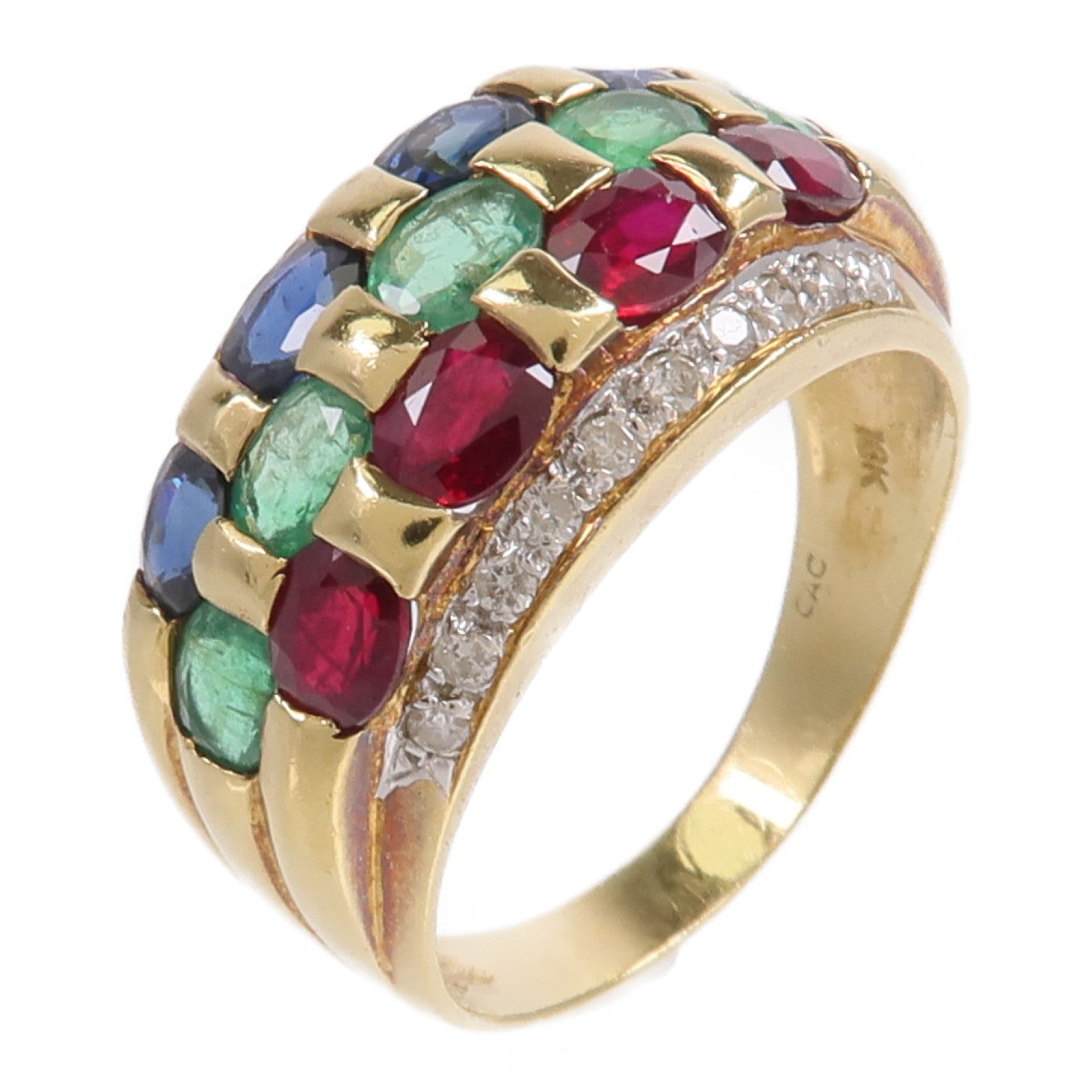 JEWELRY 18K黃金/Ring鑽石/藍寶石/綠寶石/紅寶石戒指