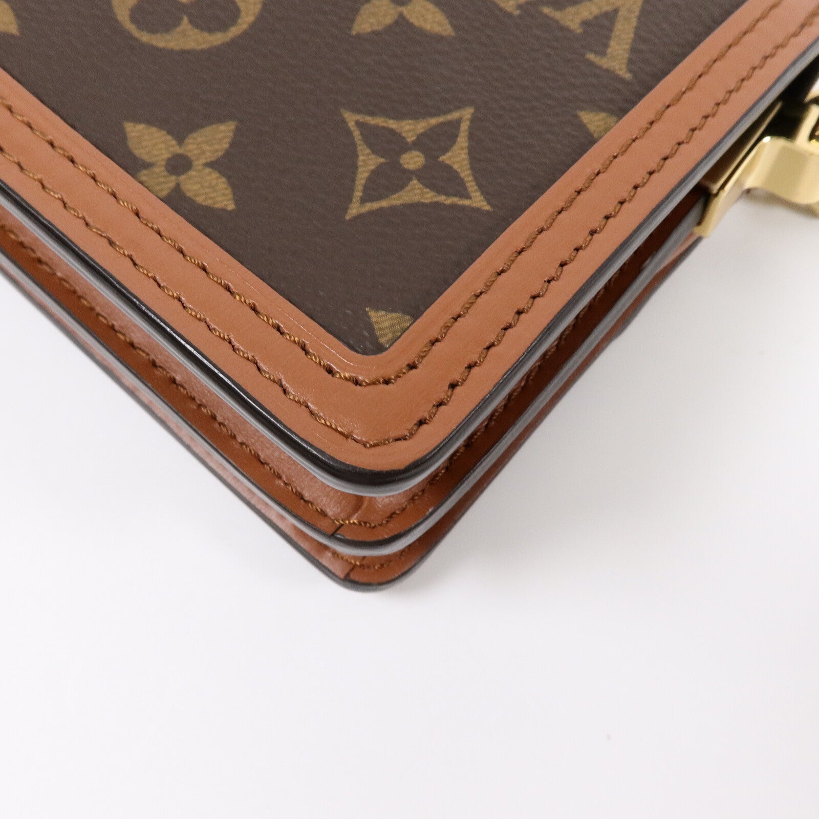 LOUIS VUITTON Monogram Reverse Dauphine East West手挽肩背兩用袋